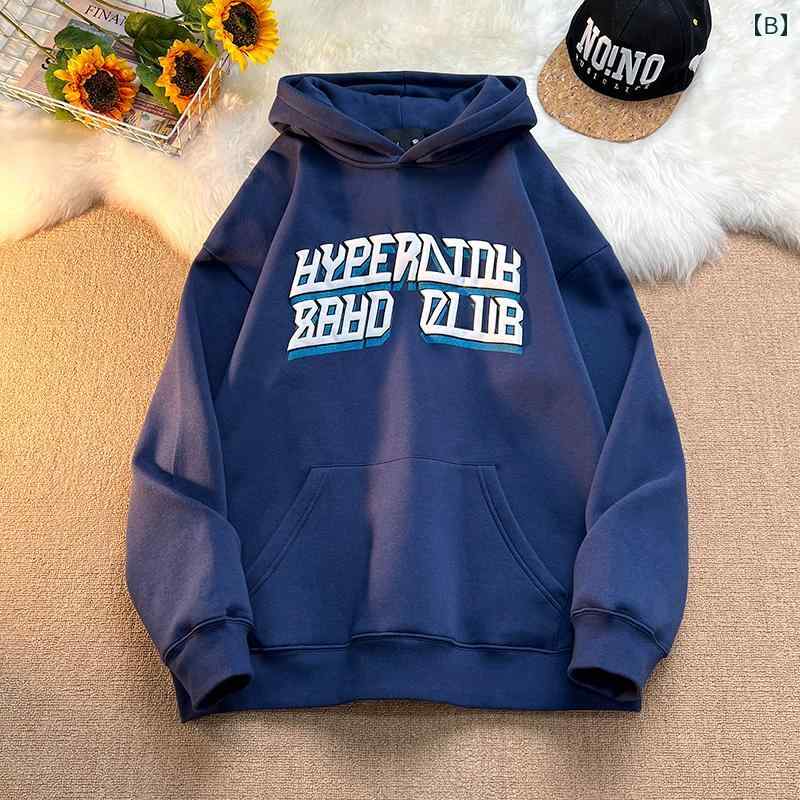 メンズ ファッション 服 男性用 オシャレ シンプル 大人 かっこいい 大きいサイズ ストリート 紳士服 秋冬 ベルベット アメリカンスタイル ストリート ヒップ ホップ フード付き スウェットシャツ ジャケット カップル パーカー トップス