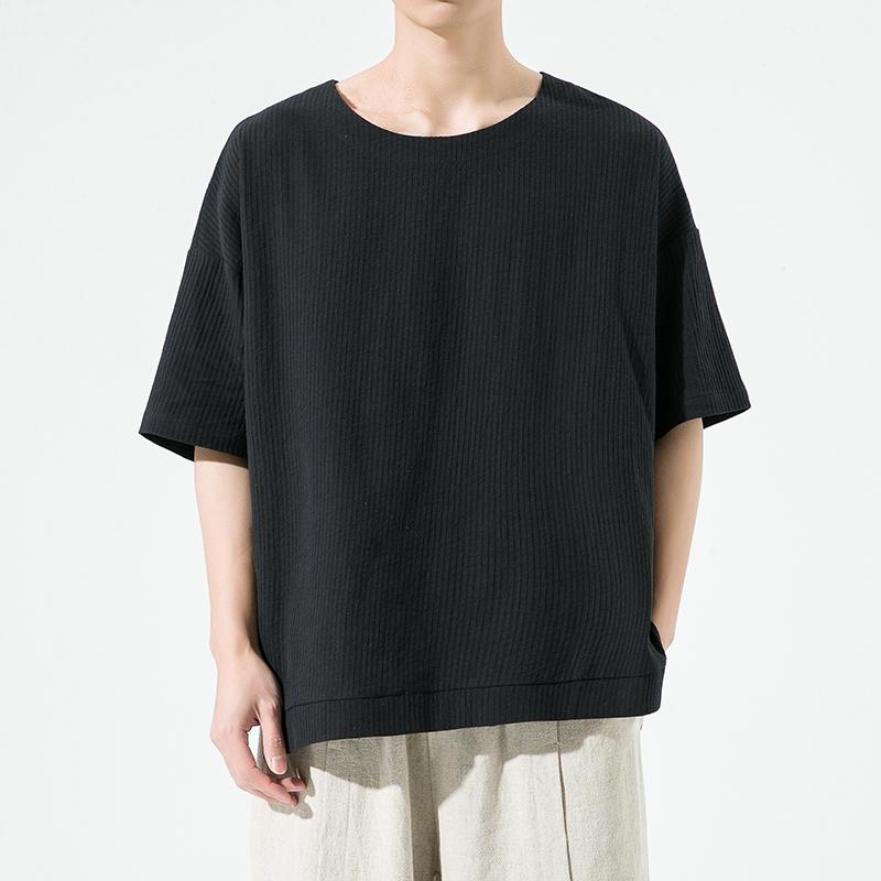 メンズ ファッション 服 男性用 オシャレ シンプル 大人 かっこいい 大きいサイズ ストリート 紳士服 リネン 半袖 T シャツ 夏 ゆったり 綿麻 レイヤリング トップス 服