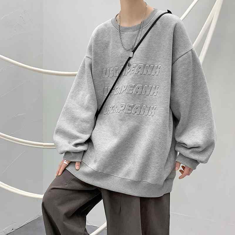 其它 - メンズ ファッション 服 男性用 オシャレ シンプル 大人 かっこいい 大きいサイズ ストリート 紳士服 ラウンドネック スウェットシャツ 春秋 長袖 レイヤリング シャツ カジュアル トップス カップル プルオーバー ジャケット