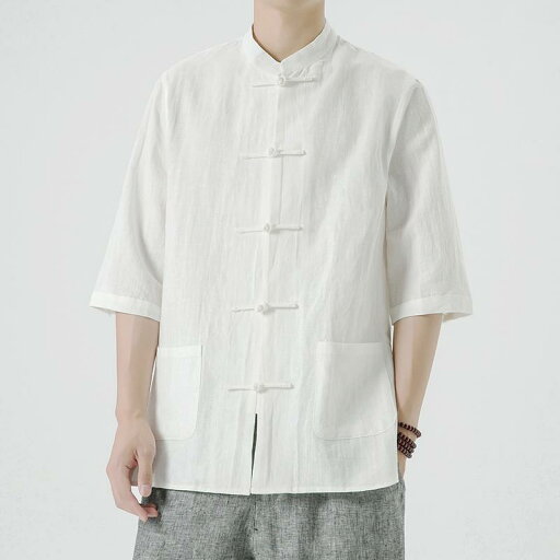 メンズ ファッション 服 男性用 オシャレ シンプル 大人 かっこいい 大きいサイズ ストリート 紳士服 リネンシャツ 半袖 プレート ボタン 唐 スーツ 夏 綿 麻 五分袖 シャツ メンズ ファッション 服 男性用 オシャレ シンプル 大人 かっこいい 大きいサイズ ストリート 紳士服 リネンシャツ 半袖 プレート ボタン 唐 スーツ 夏 綿 麻 五分袖 シャツ