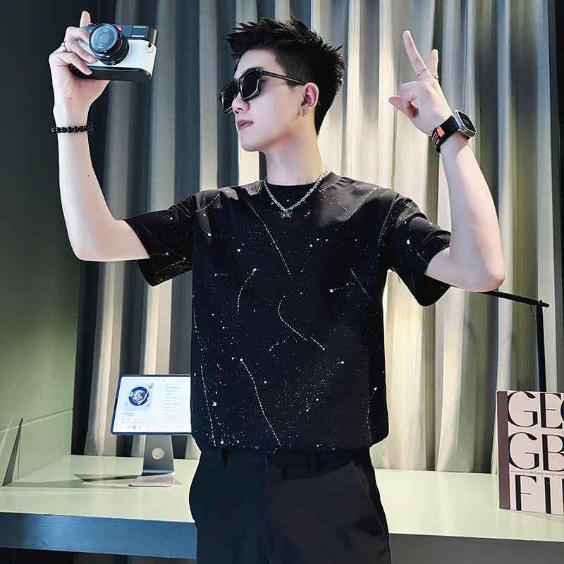 乐天商城 - メンズ ファッション 服 男性用 オシャレ シンプル 大人 かっこいい 大きいサイズ ストリート 紳士服 半袖 夏 T シャツ トップス