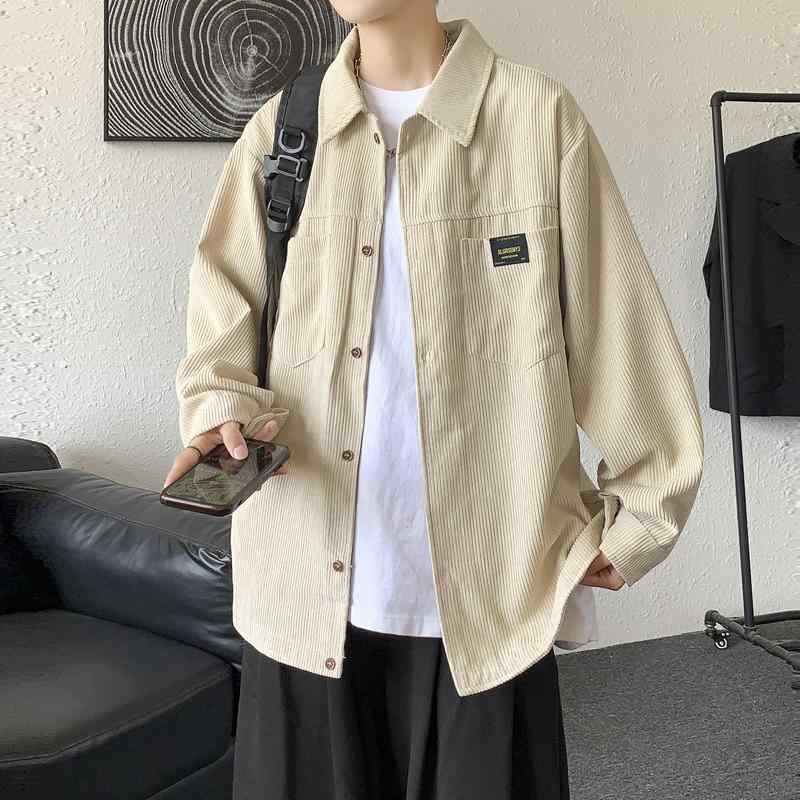 メンズ ファッション 服 男性用 オシャレ シンプル 大人 かっこいい 大きいサイズ ストリート 紳士服 コーデュロイシャツ 春秋 長袖 シャツ 冬 ジャケット