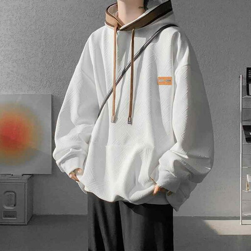 メンズ ファッション 服 男性用 オシャレ シンプル 大人 かっこいい 大きいサイズ ストリート 紳士服 秋 ハイエンド カラー ブロック フード付き スウェットシャツ 厚手 500グラム ストリート アメリカンパーカージャケット メンズ ファッション 服 男性用 オシャレ シンプル 大人 かっこいい 大きいサイズ ストリート 紳士服 秋 ハイエンド カラー ブロック フード付き スウェットシャツ 厚手 500グラム ストリート アメリカンパーカージャケット