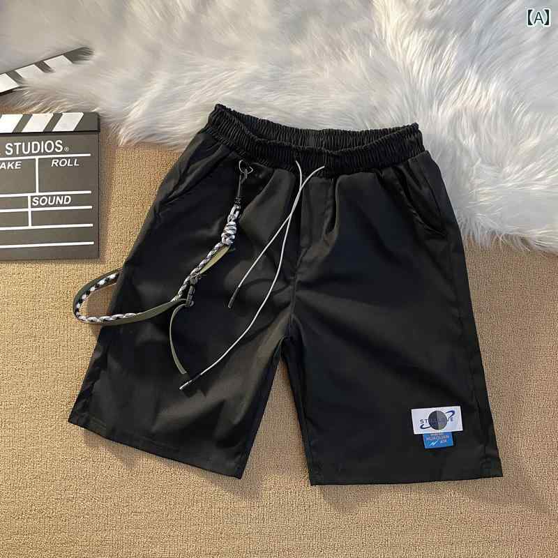 メンズ ファッション 服 男性用 オシャレ シンプル 大人 かっこいい 大きいサイズ ストリート 紳士服 カジュアル パンツ ストリート レトロ 五分丈 トレート サマー ミドル丈