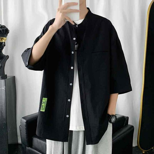 メンズ ファッション 服 男性用 オシャレ シンプル 大人 かっこいい 大きいサイズ ストリート 紳士服 シャツ 春夏 トップス カジュアル 半袖 七分袖 五分袖 服 ジャケット スタイル メンズ ファッション 服 男性用 オシャレ シンプル 大人 かっこいい 大きいサイズ ストリート 紳士服 シャツ 春夏 トップス カジュアル 半袖 七分袖 五分袖 服 ジャケット スタイル