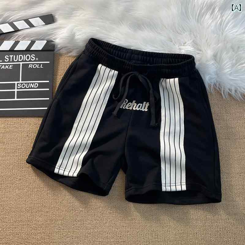 メンズ ファッション 服 男性用 オシャレ シンプル 大人 かっこいい 大きいサイズ ストリート 紳士服 性 パンツ ストライプ カジュアル アメリカン レトロ