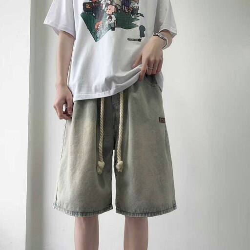 メンズ ファッション 服 男性用 オシャレ シンプル 大きいサイズ ストリート アメリカン レトロ イエロー マッド デニム パンツ 夏 カジュアル ミドル丈 パンツ 伸縮性 ストレッチ ストレッチ ウエスト ストレート レッグ ワイド メンズ ファッション 服 男性用 オシャレ シンプル 大きいサイズ ストリート アメリカン レトロ イエロー マッド デニム パンツ 夏 カジュアル ミドル丈 パンツ 伸縮性 ストレッチ ストレッチ ウエスト ストレート レッグ ワイド