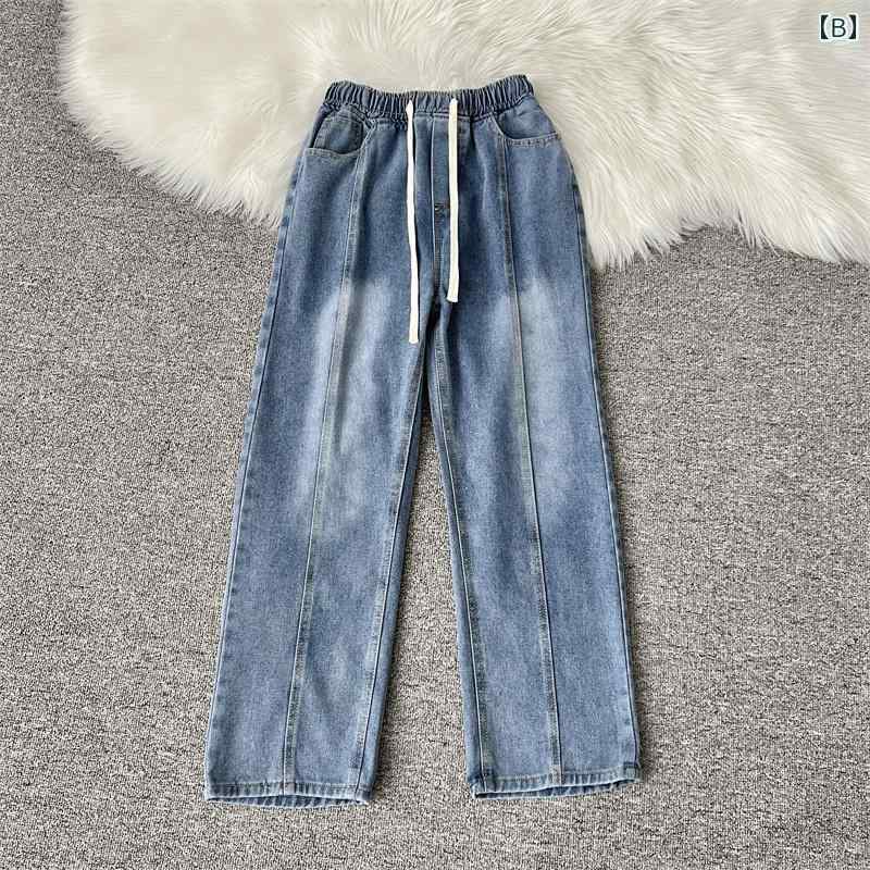 メンズ ファッション 服 男性用 オシャレ シンプル 大人 かっこいい 大きいサイズ ストリート 紳士服 アメリカン ストリート ダメージ 加工 ストレッチ ウエスト ジーンズ ウォッシュ タイダイ柄 ストレート レッグ パンツ