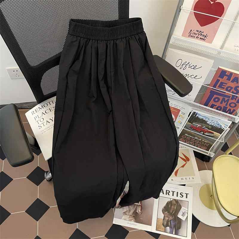 Pants - メンズ ファッション 服 男性用 オシャレ シンプル 大人 かっこいい 大きいサイズ ストリート 紳士服 夏 ドレープ プリーツ 速乾 ワイド レッグ スポーツ パンツ 通気性 カジュアル ワークウェア