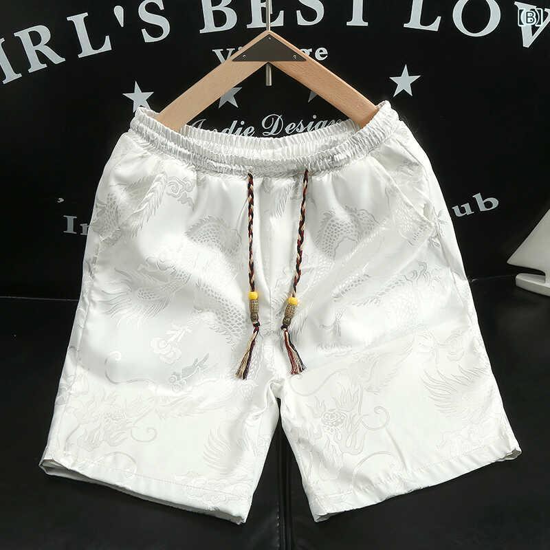 メンズ ファッション 服 男性用 オシャレ シンプル 大人 かっこいい 大きいサイズ ストリート 紳士服 ドラゴン 冷感 パンツ 夏 ファッション ゆったり カジュアル 五分丈