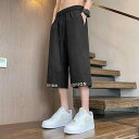 メンズ ファッション 服 男性用 オシャレ シンプル 大人 かっこいい 大きいサイズ ストリート 紳士服 クロップド パンツ 夏 薄手 冷感 カジュアル パンツ スーツ ワークウェア 七分丈