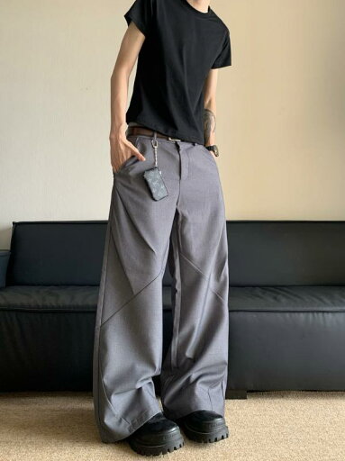 メンズ ファッション 服 男性用 オシャレ シンプル 大人 かっこいい 大きいサイズ ストリート 紳士服 シンプル パンツ ストレート レッグ 日常 プリーツ メンズ ファッション 服 男性用 オシャレ シンプル 大人 かっこいい 大きいサイズ ストリート 紳士服 シンプル パンツ ストレート レッグ 日常 プリーツ