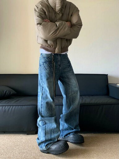 メンズ ファッション 服 男性用 オシャレ シンプル 大人 かっこいい 大きいサイズ ストリート 紳士服 アメリカン ストリート ライトニング パターン ブルー クリーン フィット ジーンズ ストレート スリム パンツ メンズ ファッション 服 男性用 オシャレ シンプル 大人 かっこいい 大きいサイズ ストリート 紳士服 アメリカン ストリート ライトニング パターン ブルー クリーン フィット ジーンズ ストレート スリム パンツ