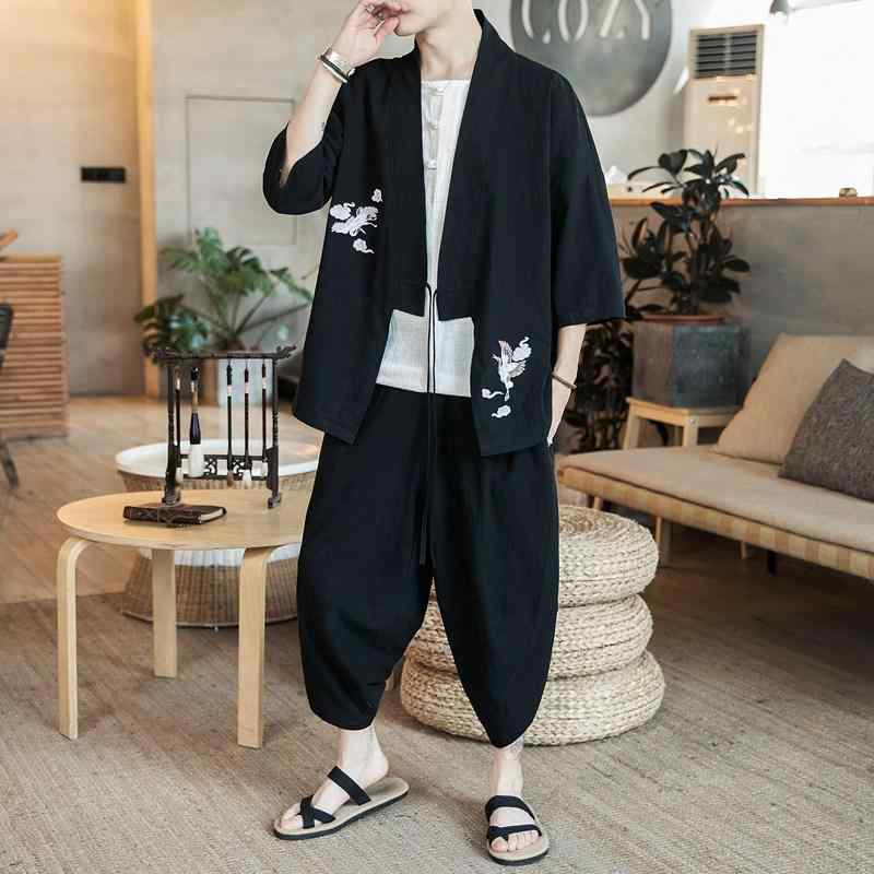 Rakuten - メンズ ファッション 服 男性用 オシャレ シンプル 大人 かっこいい 大きいサイズ ストリート 紳士服 コットンリネン スーツ チャイナ 夏 薄手 トップス カジュアル パンツ セット