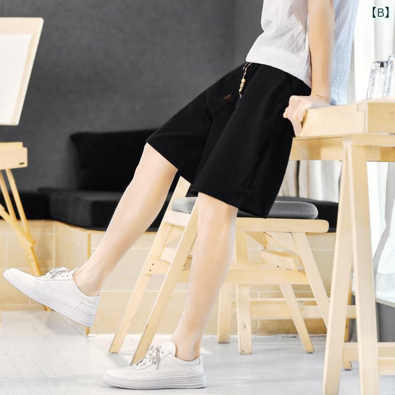 メンズ ファッション 服 男性用 オシャレ シンプル 大人 かっこいい 大きいサイズ ストリート 紳士服 リネン パンツ 夏 薄手 カジュアル 冷感 速乾 無地