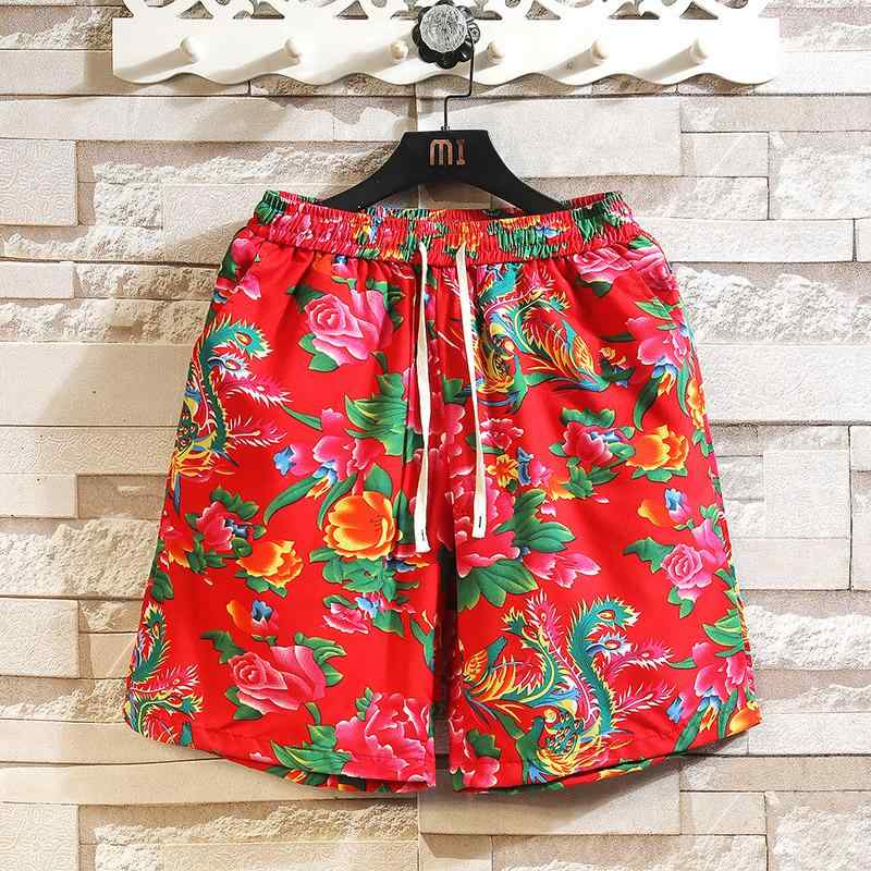 Nylon Shorts - メンズ ファッション 服 男性用 オシャレ シンプル 大人 かっこいい 大きいサイズ ストリート 紳士服 花 冷感 パンツ カジュアル プリント 五分丈 薄手 速乾 ビーチ ミッド