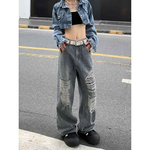 メンズ ファッション 服 男性用 オシャレ シンプル 大人 かっこいい 大きいサイズ ストリート 紳士服 アメリカン ストリート パンツ 秋 レトロ ダメージ 加工 ジーンズ ストレート ワイド レッグ メンズ ファッション 服 男性用 オシャレ シンプル 大人 かっこいい 大きいサイズ ストリート 紳士服 アメリカン ストリート パンツ 秋 レトロ ダメージ 加工 ジーンズ ストレート ワイド レッグ