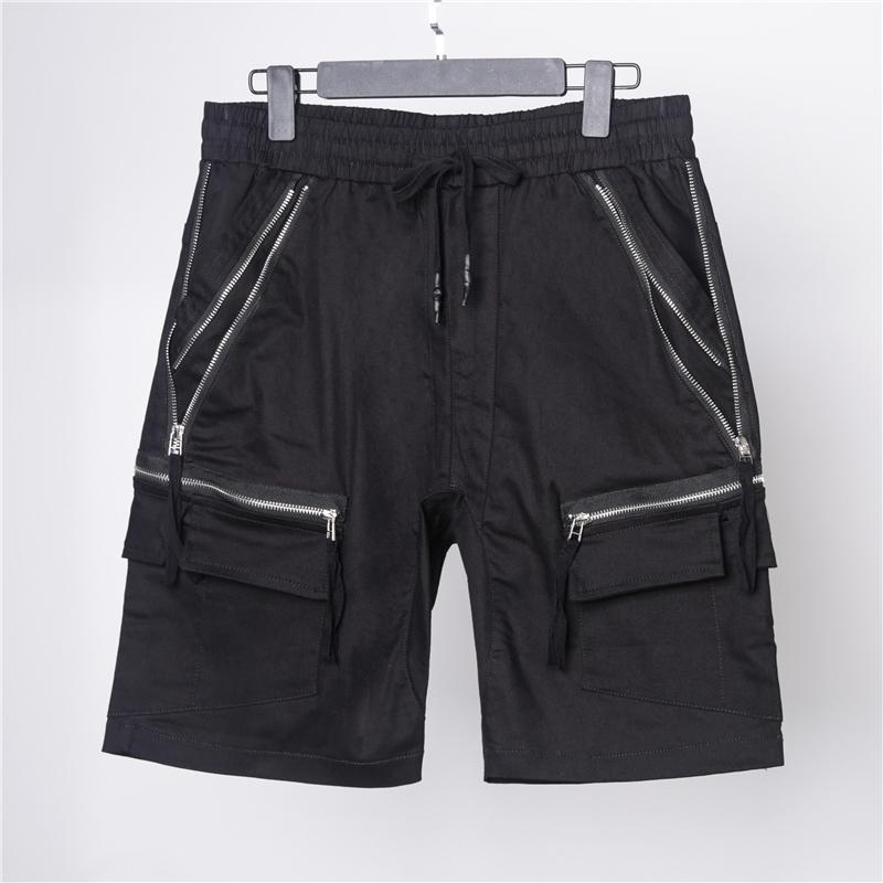 メンズ ファッション 服 男性用 オシャレ シンプル 大人 かっこいい 大きいサイズ ストリート 紳士服 ファッション ダーク ストリート マルチ ジッパー 重 金属 装飾 スリムフィット パンツ