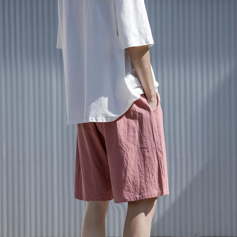 メンズ ファッション 服 男性用 オシャレ シンプル 大人 かっこいい 大きいサイズ ストリート 紳士服 パンツ 夏 綿 スーツ 通気性 無地 カジュアル ストレート ビーチ