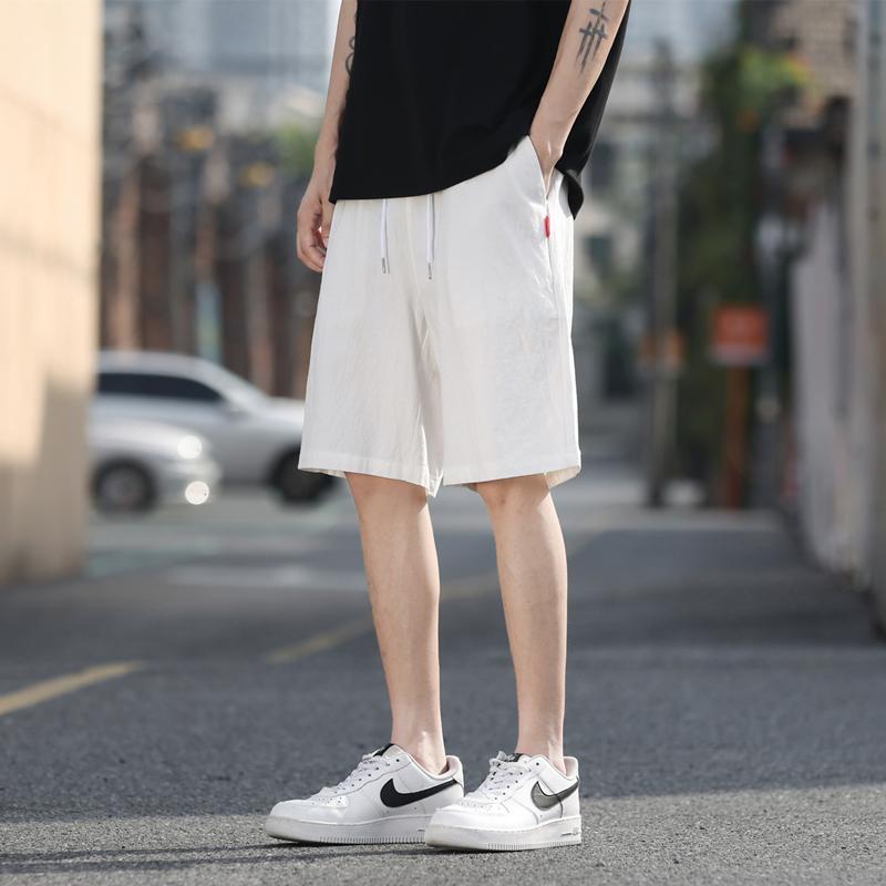 乐天商城 - メンズ ファッション 服 男性用 オシャレ シンプル 大人 かっこいい 大きいサイズ ストリート 紳士服 カジュアル パンツ 夏 薄手 ファッション 白 ハイエ シンプル スーツ