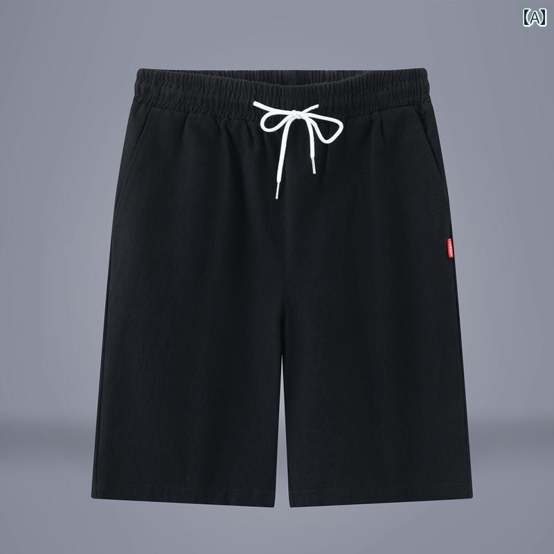 メンズ ファッション 服 男性用 オシャレ シンプル 大人 かっこいい 大きいサイズ ストリート 紳士服 パジャマ パンツ 綿 薄手 夏 ホーム アウター コットン カジュアル 五分丈