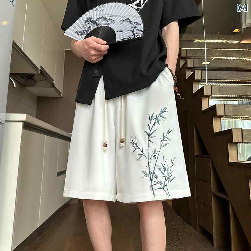 メンズ ファッション 服 男性用 オシャレ シンプル 大人 かっこいい 大きいサイズ ストリート 紳士服 スーツ パンツ 夏 薄手 速乾 エスニック ストリート カジュアル ミドル丈