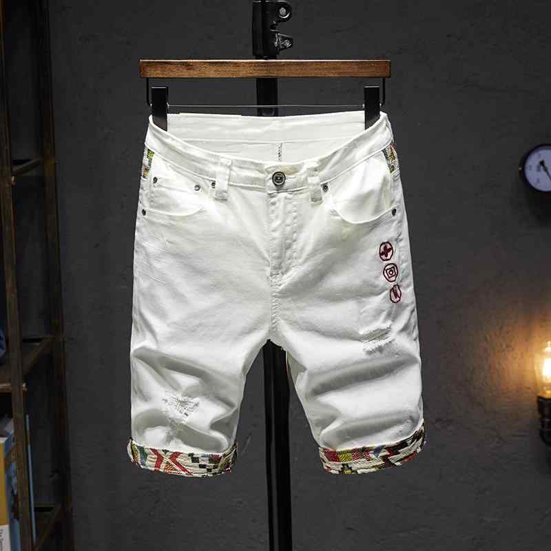 Nylon Shorts - メンズ ファッション 服 男性用 オシャレ シンプル 大人 かっこいい 大きいサイズ ストリート 紳士服 リップド 五分丈 ジーンズ スリム フィット ブリーチ 夏 薄手 パンツ プリント ミッド