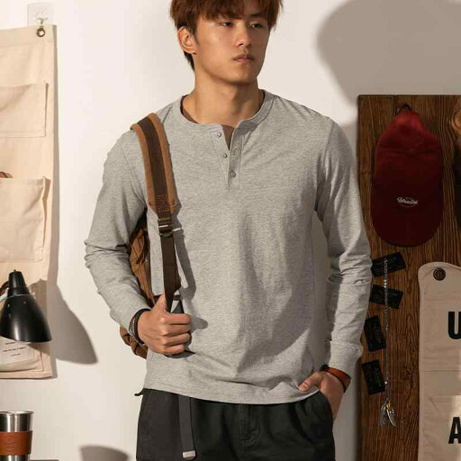 メンズ ファッション 服 男性用 オシャレ シンプル 大人 かっこいい 大きいサイズ ストリート 紳士服 アメリカン レトロ コットン ウォッシュ ヘンリーネック シャツ 長袖 カジュアル T ヘンリー カラー 秋 メンズ ファッション 服 男性用 オシャレ シンプル 大人 かっこいい 大きいサイズ ストリート 紳士服 アメリカン レトロ コットン ウォッシュ ヘンリーネック シャツ 長袖 カジュアル T ヘンリー カラー 秋