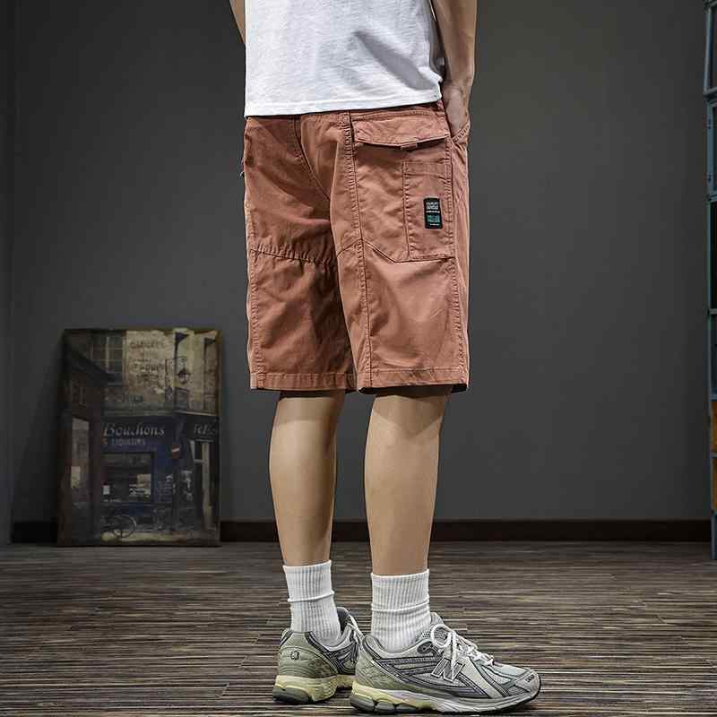 メンズ ファッション 服 男性用 オシャレ シンプル 大人 かっこいい ストリート ハイエンド レトロ パンツ ズボン 履物 スリム フィット 五分丈 夏 ウォッシュ加工