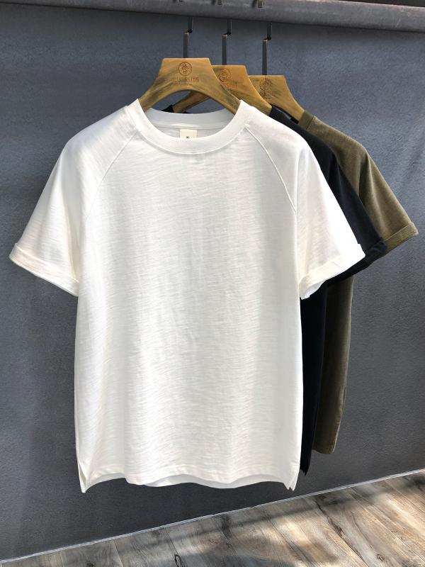 メンズ ファッション 服 男性用 オシャレ シンプル 大人 かっこいい ストリート 通気性 快適性 綿 シャツ 半袖 T