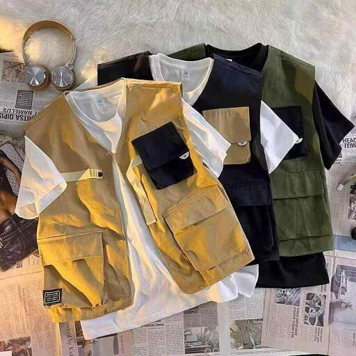 メンズ ファッション 服 男性用 オシャレ シンプル 大人 かっこいい 大きいサイズ ストリート 紳士服 綿 ワーク ベスト 夏 マルチ ケット ノースリーブ ジャケット メンズ ファッション 服 男性用 オシャレ シンプル 大人 かっこいい 大きいサイズ ストリート 紳士服 綿 ワーク ベスト 夏 マルチ ケット ノースリーブ ジャケット