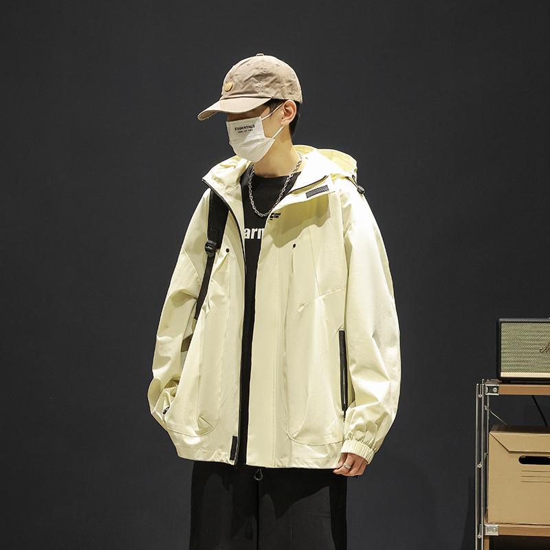 メンズ ファッション 服 男性用 オシャレ シンプル 大人 かっこいい 大きいサイズ ストリート 紳士服 ジャケット アメリカン アウトドア スリープ ルーフ フード 登山 服 春秋 ゆったり ワークウェア