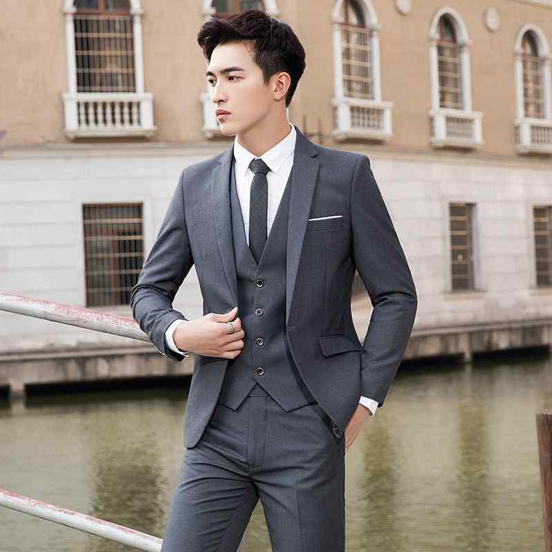 メンズ ファッション 服 男性用 オシャレ シンプル 大人 かっこいい 大きいサイズ ストリート 紳士服 スーツ 黒 コート 韓国スタイル スリム ビジネス 花婿 付添 結婚式 フォーマルウェア