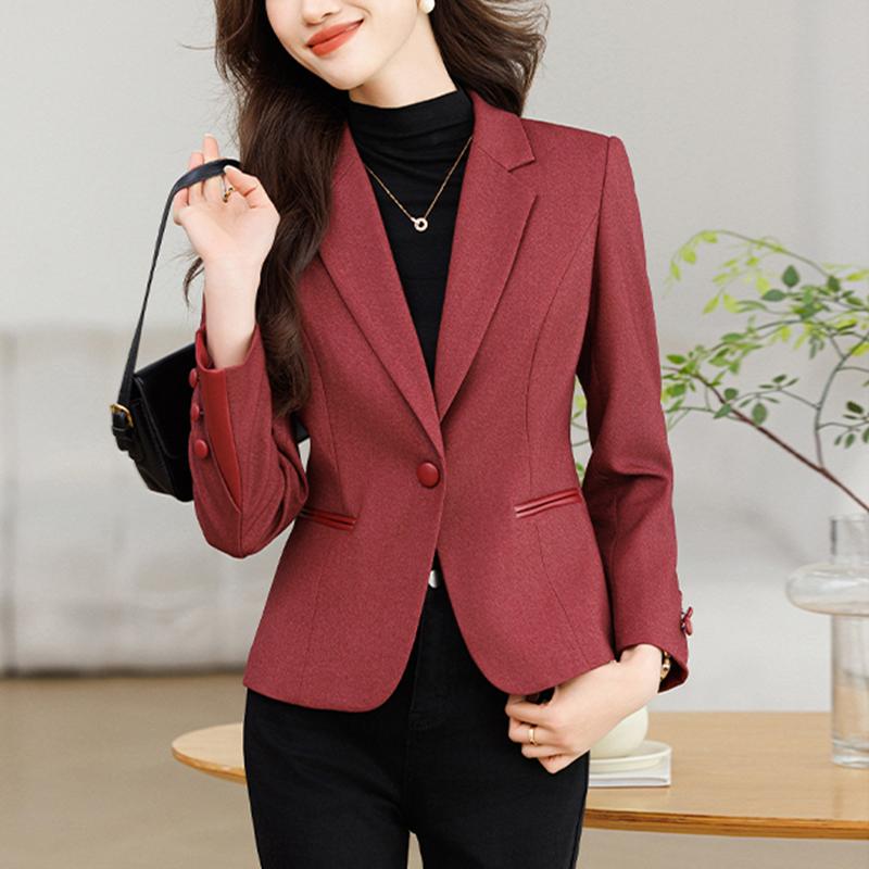 春 コーデ レディース ファッション オシャレ カワイイ シンプル きれいめ ナチュラル 上品カジュアル 婦人服 スーツ ジャケット ハイエンド フォーマルスーツ スリムフィット スリムトップス