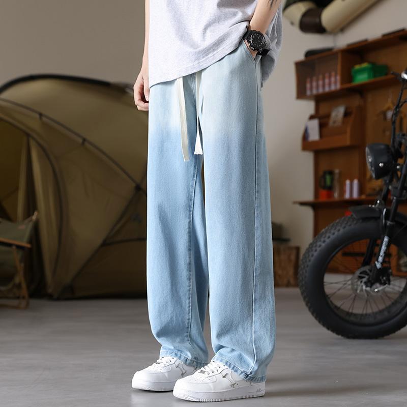 ファッション メンズ 服 オシャレ シンプル 大人 かっこいい 大きいサイズ ストリート 紳士服 冷感 グラデーション ジーンズ 夏 薄手 アメリカン ストレート スーツ レジャー ロング パンツ licot-13169930 リコット パッケージ画像