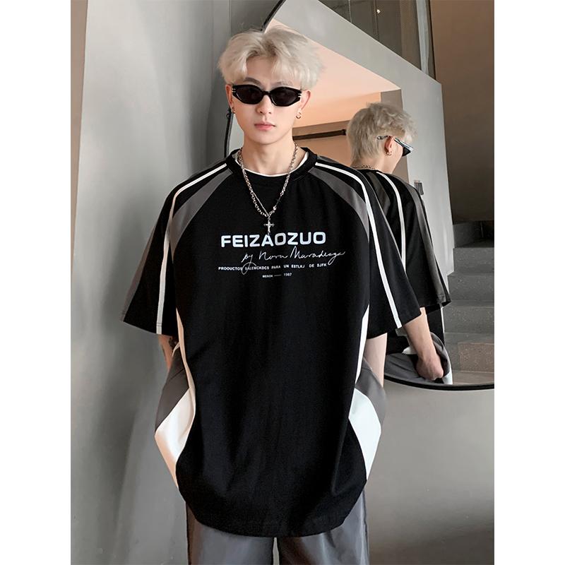 メンズ ファッション 服 オシャレ シンプル 大人 かっこいい 大きいサイズ ストリート 紳士服 アメリカン ヘビーウェイト 半袖 T シャツ 夏 ファッション カラー 綿