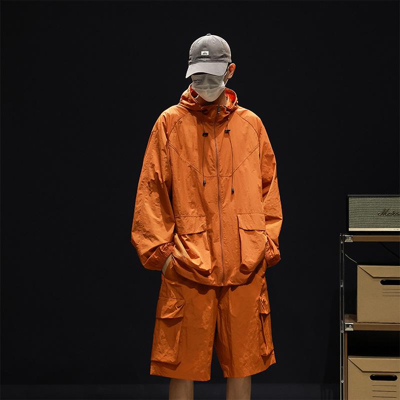 Rakuten - メンズ ファッション 服 オシャレ シンプル 大人 かっこいい 大きいサイズ ストリート 紳士服 冷感 日焼け防止 夏 薄手 アメリカン 登山 通気性 ジャケット キャンプ