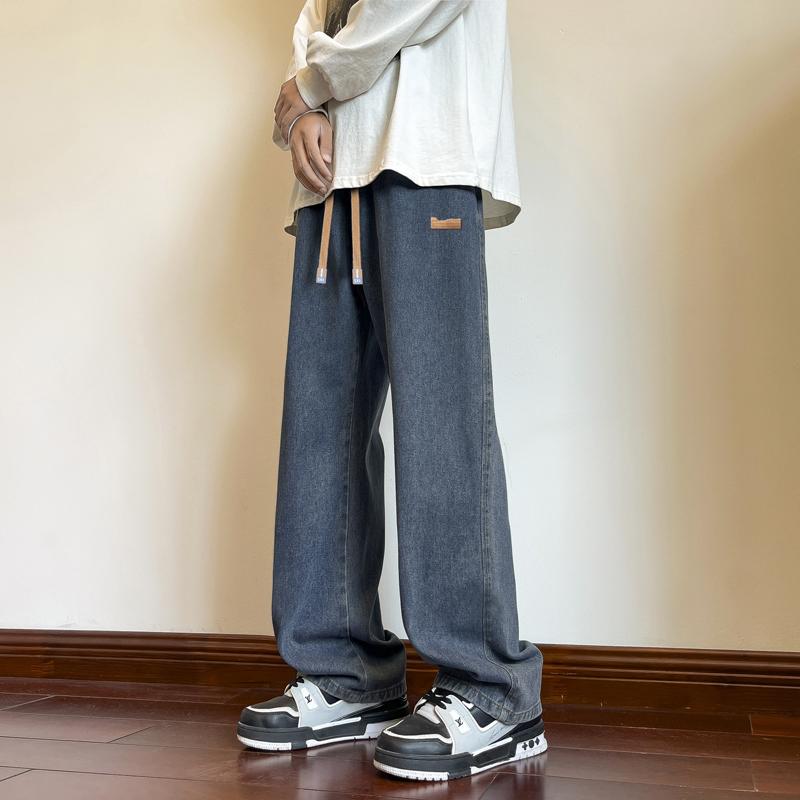 ファッション メンズ 服 オシャレ シンプル 大人 かっこいい 大きいサイズ ストリート 紳士服 ウォッシュド ジーンズ 夏 アメリカン ゆったり ワイド パンツ ストレート スーツ カジュアル ロング licot-13287898 リコット パッケージ画像