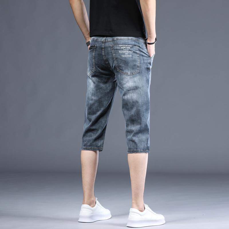 メンズ ファッション 服 オシャレ シンプル 大人 かっこいい 大きいサイズ ストリート 紳士服 ハイエンド デニム パンツ 夏 薄手 カジュアル ミッド パンツ イント