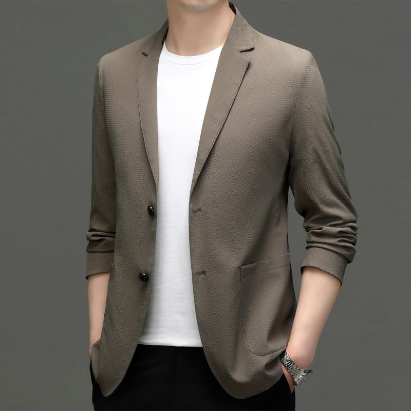 メンズ ファッション 服 オシャレ シンプル 大人 かっこいい 大きいサイズ ストリート 紳士服 スーツ カジュアル フォーマルスーツ 秋 ハイエンド シングル ジャケット トップス