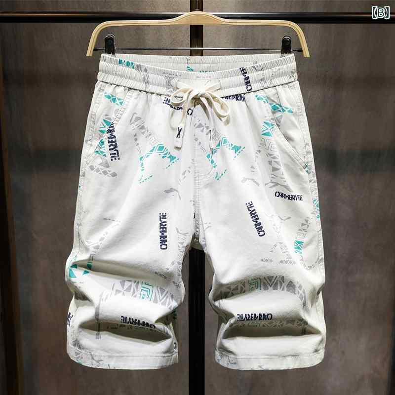 メンズ ファッション 服 オシャレ シンプル 大人 かっこいい 大きいサイズ ストリート 紳士服 カジュアル パンツ 夏 五分丈 ミディアム グレー ホーム