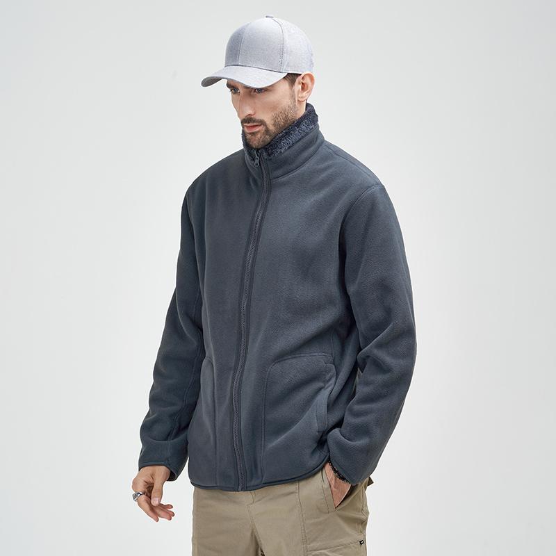 メンズ ファッション 服 オシャレ シンプル 大人 かっこいい 大きいサイズ ストリート 紳士服 厚手 フリース カーディガン スウェットシャツ 春秋冬 カジュアル フリースジャケット