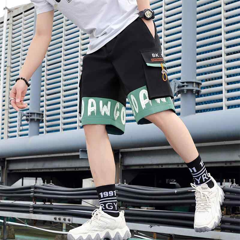 Nylon Shorts - メンズ ファッション 服 オシャレ シンプル 大人 かっこいい 大きいサイズ ストリート 紳士服 カーゴ パンツ 夏 薄手 アウター ゆったり カジュアル ミッド パンツ 快適 五分丈