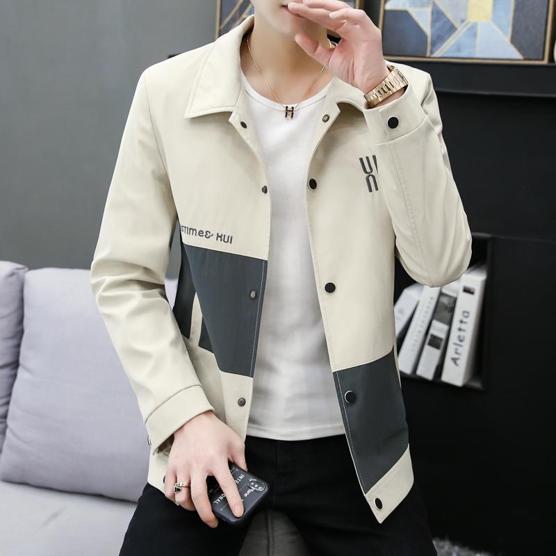 メンズ ファッション 服 オシャレ シンプル 大人 かっこいい 大きいサイズ ストリート 紳士服 ジャケット 襟 薄手 春 トップス 韓国スタイル カジュアル 秋服