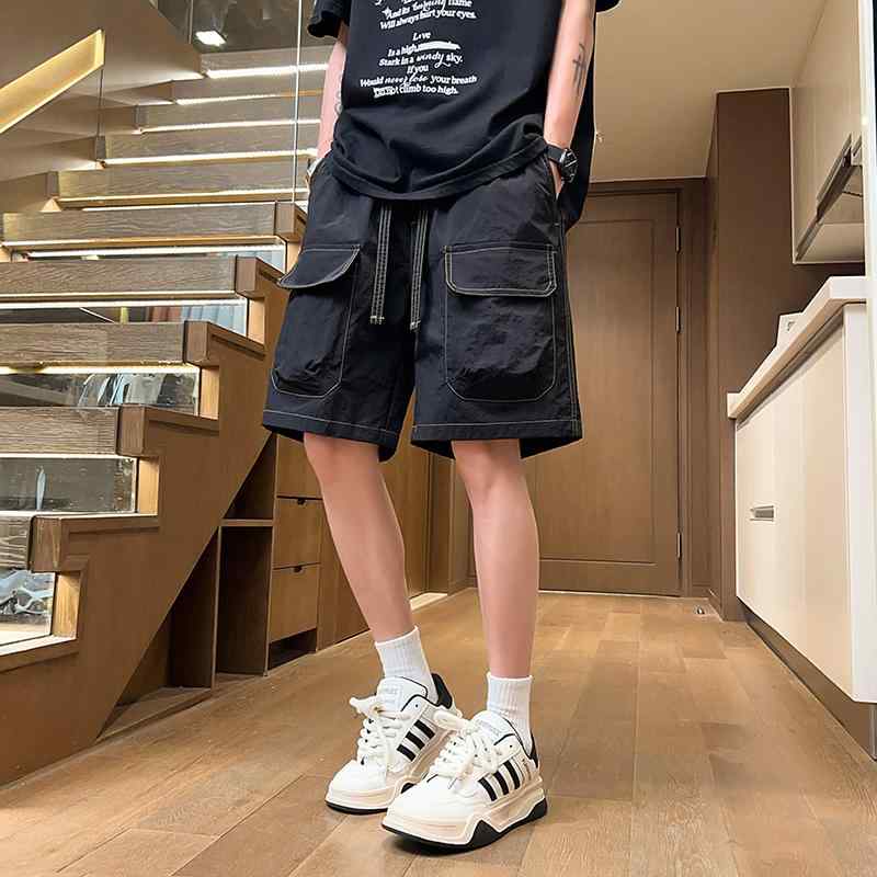 Rakuten - メンズ ファッション 服 オシャレ シンプル 大人 かっこいい 大きいサイズ ストリート 紳士服 夏 薄手 冷感 パンツ カジュアル スーツ ハーフ