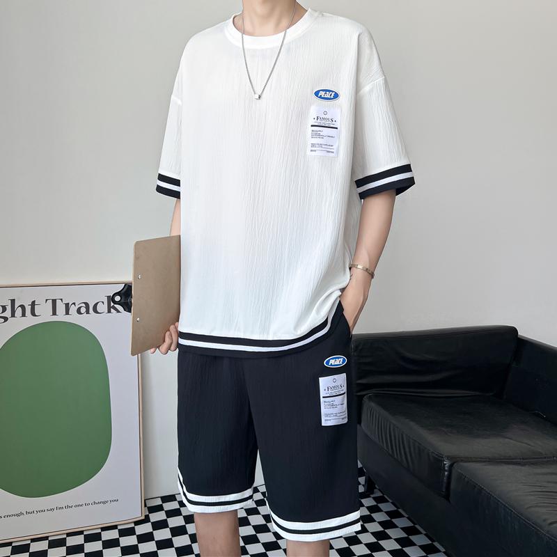 Other Apparel - メンズ ファッション 服 オシャレ シンプル 大人 かっこいい 大きいサイズ ストリート 紳士服 夏 カジュアル スポーツ スーツ パンツ 韓国 スタイル スーツ