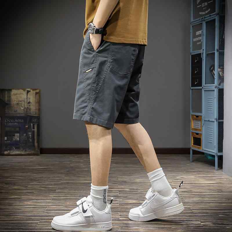 メンズ ファッション 服 オシャレ シンプル 大 かっこいい 大きいサイズ ストリート 紳士服 薄手 ミディアム パンツ カジュアル 五分丈 ハーフ 夏 カーゴ