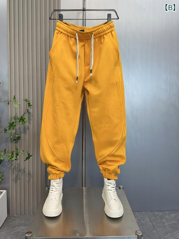 メンズ ファッション 服 オシャレ シンプル 大 かっこいい 大きいサイズ ストリート 紳士服 秋 ズボン 韓国 スタイル カジュアル スポーツ パンツ