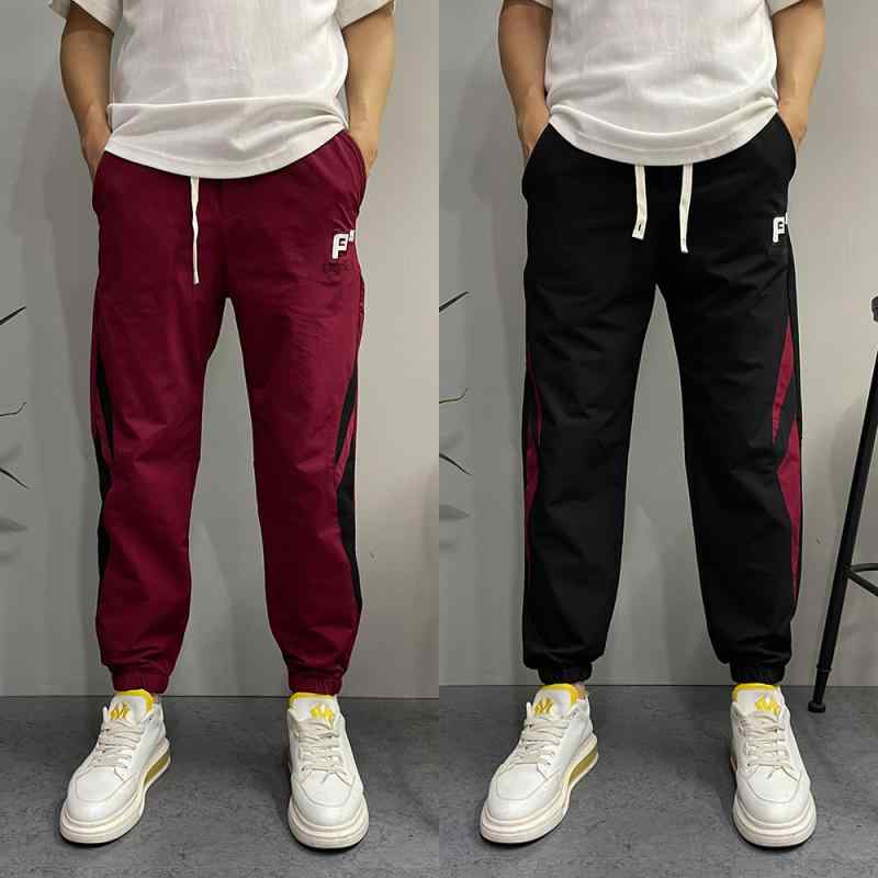 メンズ ファッション 服 オシャレ シンプル 大 かっこいい 大きいサイズ ストリート 紳士服 カジュアル パンツ 秋 ストレッチ ウエスト 九分丈 スウェット