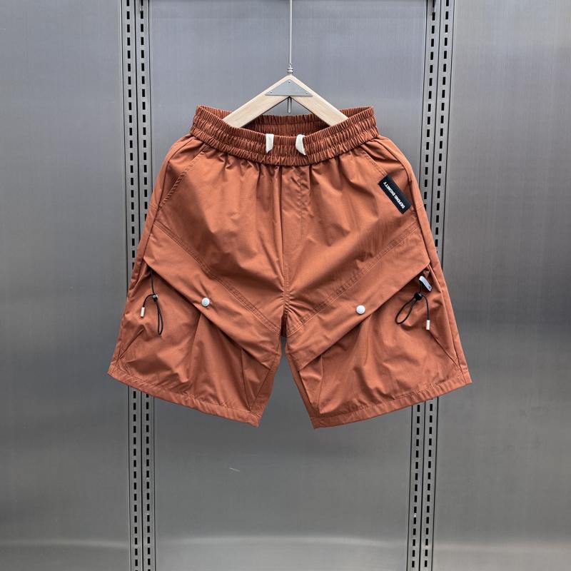 Cargo Shorts - メンズ ファッション 服 オシャレ シンプル 大 かっこいい 大きいサイズ ストリート 紳士服 アウトドア 機能的 カーゴ パンツ 夏 速乾 五分丈 パンツ ソリッドカラー ラージ ポケット ビーチ